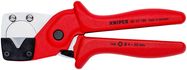 KNIPEX 90 10 185 SB Pipe cutter for multilayer and pneumatic hoses glass fibre reinforced plastic handles 185 mm (self-service card/blister)