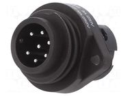 Connector: circular; 692,693,RD24; 250V; PIN: 7; socket; male; 10A BINDER