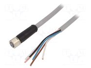 Cable: for sensors/automation; M12; PIN: 5; straight; 3m; plug; 16A MURRELEKTRONIK