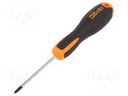 Screwdriver; Phillips; PH0; EVOX; Blade length: 60mm BETA