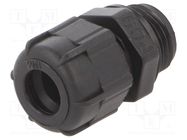 Cable gland; PG9; IP68; polyamide; black BM GROUP