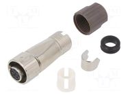 Connector: circular; LF; plug; female; straight; PIN: 6; 2A; 300VAC HIROSE