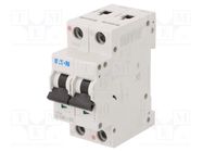 Circuit breaker; 250VDC; Inom: 40A; Poles: 2; Charact: C; 10kA; IP20 EATON ELECTRIC