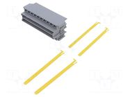 Case; push-in; ways: 20; polyamide 66; grey; MINIVAL MTA
