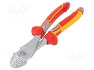 Pliers; side,cutting,insulated; 200mm; Cut: with side face NWS