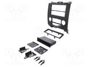 Radio frame; Ford,Mazda,Mercury; 1 DIN,2 DIN; black 