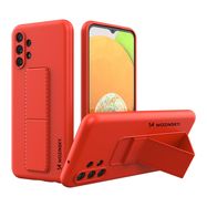 Wozinsky Kickstand Case Silicone Stand Cover for Samsung Galaxy A13 5G Red, Wozinsky