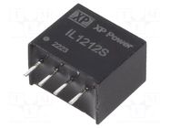 Converter: DC/DC; 2W; Uin: 12VDC; Uout: 12VDC; Iout: 168mA; SIP; THT XP POWER