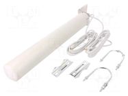 Antenna; white; SMA x2; 50W; 3300÷3800MHz; 50Ω; 3m; 15dBi; -20÷85°C QOLTEC