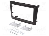 Radio frame; Fiat; 2 DIN; black ACV