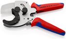 KNIPEX 90 25 40 Pipe Cutter for composite and plastic pipes with multi-component grips chrome-plated 210 mm