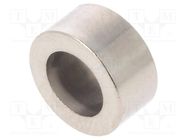 Spacer sleeve; 5mm; cylindrical; brass; nickel; Out.diam: 10mm DREMEC