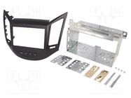 Radio frame; Chevrolet; 2 DIN; black ACV