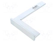 Try square; 100x150mm; with foot; Plating: zinc SCALA