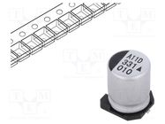 Capacitor: electrolytic; SMD; 330uF; 10VDC; Ø8x10.5mm; 5000h; 600mA KYOCERA AVX