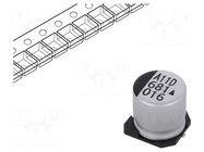 Capacitor: electrolytic; SMD; 680uF; 16VDC; Ø10x10mm; 5000h; AEA KYOCERA AVX