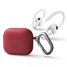 Uniq Nexo case for AirPods 3 + Ear Hooks Silicone - red, UNIQ