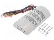Signalling column; red/amber/green; LED; 24VDC; 24VAC; IP54; WEP PATLITE