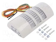 Signalling column; red/amber/green; LED; 24VDC; 24VAC; IP65; WEP PATLITE