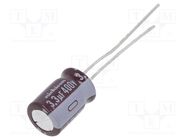 Capacitor: electrolytic; THT; 3.3uF; 400VDC; Ø8x11.5mm; ±20% NICHICON