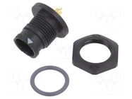 Connector: circular; socket; for panel mounting,front side nut AMPHENOL LTW