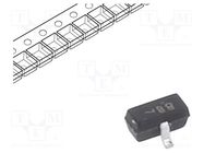 Transistor: NPN; bipolar; BRT; 50V; 0.1A; 0.2W; SC75; R1: 22kΩ ONSEMI