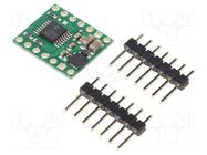 DC-motor driver; 100kHz; PWM; 1.3A; Uin mot: 4.5÷37V; Uin log: 5.5V POLOLU