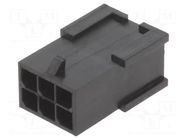 Connector: wire-board; plug; male; Minitek® Pwr 3.0; 3mm; PIN: 6 AMPHENOL COMMUNICATIONS SOLUTIONS