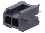 Connector: wire-board; socket; male; Minitek® Pwr 3.0; 3mm; PIN: 2 AMPHENOL COMMUNICATIONS SOLUTIONS