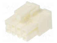 Connector: wire-wire/PCB; plug; female; PIN: 8; Minitek® Pwr 4.2 AMPHENOL COMMUNICATIONS SOLUTIONS