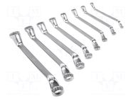 Wrench-set; box; tool steel; 8pcs. BAHCO