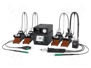 Soldering/desoldering station; 160W; 90÷450°C; 230VAC; ESD; Ch: 4 JBC TOOLS