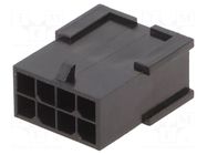 Connector: wire-board; plug; male; Minitek® Pwr 3.0; 3mm; PIN: 8 AMPHENOL COMMUNICATIONS SOLUTIONS