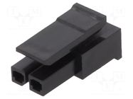 Connector: wire-board; plug; female; Minitek® Pwr 3.0; 3mm; PIN: 2 AMPHENOL COMMUNICATIONS SOLUTIONS