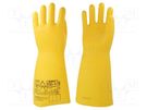 Electrically insulated gloves; Size: 9; 5kV SECURA