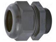 Cable gland; NPT3/4"; IP68; polyamide; black; UL94V-0; HSK-K HUMMEL