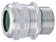 Cable gland; with long thread; M20; 1.5; IP68; stainless steel HUMMEL