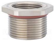 Reduction of threads for glands; Int.thread: M12; brass; nickel HUMMEL