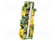 Splice terminal: rail; 0.5÷16mm2; ways: 1; terminals: 3; Width: 12mm 