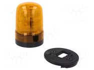 Signaller: lighting; amber; SF10; 90÷250VAC; Light source: LED PATLITE