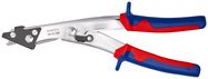 KNIPEX 90 55 280 Sheet Metal Nibbler with multi-component handles nickel plated 280 mm