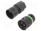 Connector: AC supply; screw terminal; female; 6.5÷8mm; 0.5÷1.5mm2 AAG STUCCHI