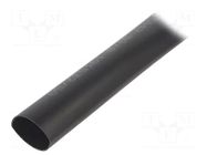 Heat shrink sleeve; 30mm; black HELLERMANNTYTON