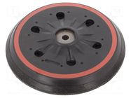 Bracking pad; 150mm; Mounting: bur METABO