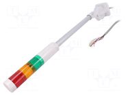 Signalling column; red/amber/green; LED; 24VDC; IP65; LR; ABS PATLITE