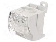 Splice terminal: distribution block; SUB; 125A; 1kV; grey; ways: 1 SIMET