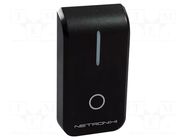 RFID reader; 7÷25V; 1-wire; antenna; 83x44x14mm; black; 125kHz NETRONIX