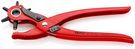 KNIPEX 90 70 220 Revolving Punch Pliers red powder-coated 220 mm