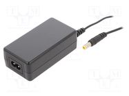 Power supply: switched-mode; 15VDC; 2A; Out: 5,5/2,1; 30W; 0÷40°C SUNNY