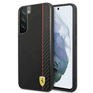 Ferrari FESAXHCS22MBK S22+ S906 black/black hardcase On Track Carbon Stripe, Ferrari